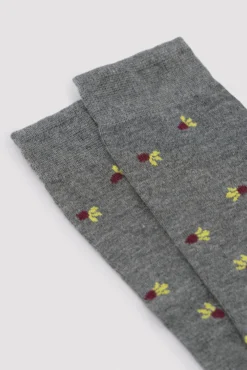 Pack 3 calcetines altos estampado frutas