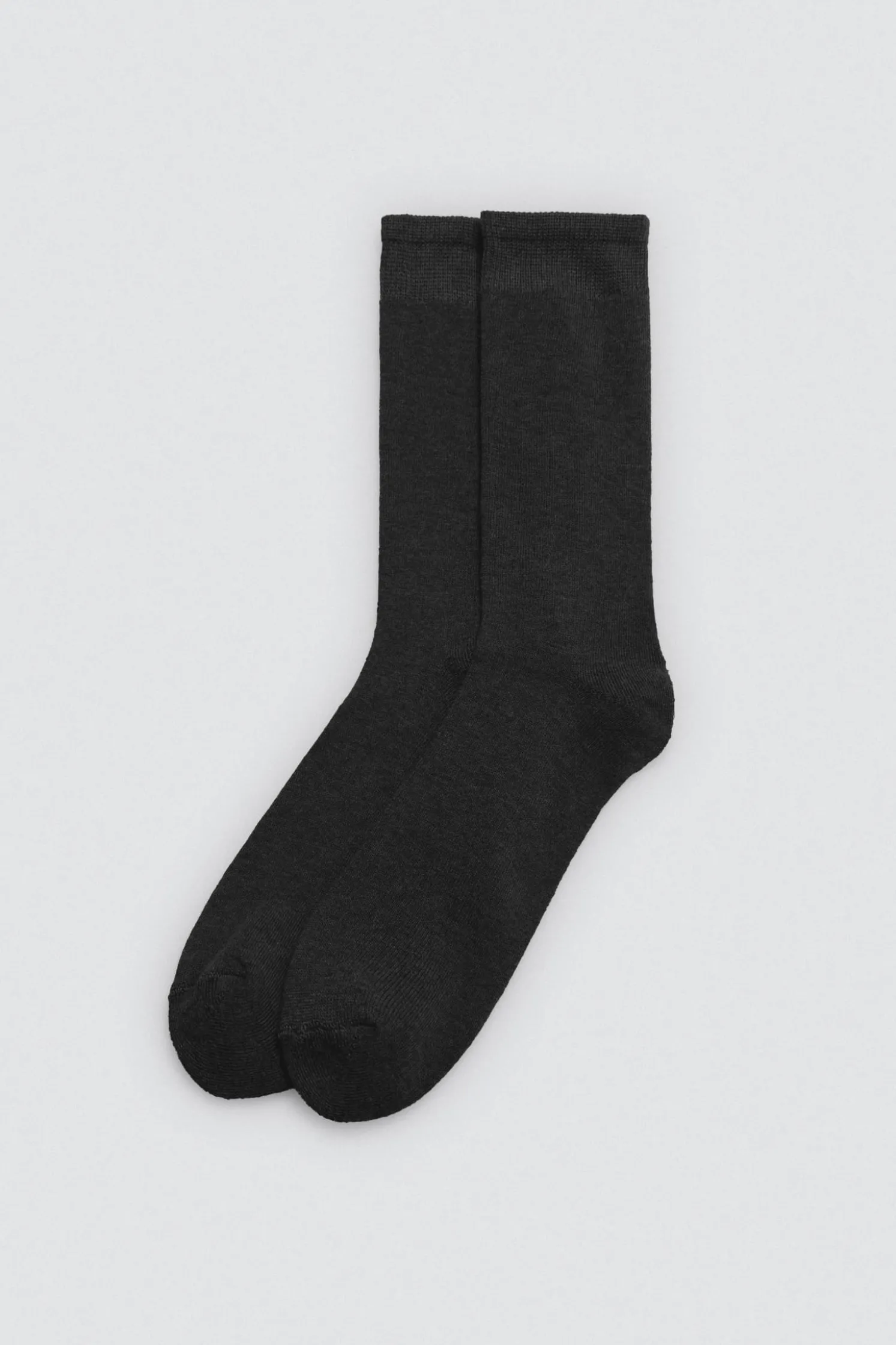 Pack 3 calcetines altos térmicos puño antipresión color negro