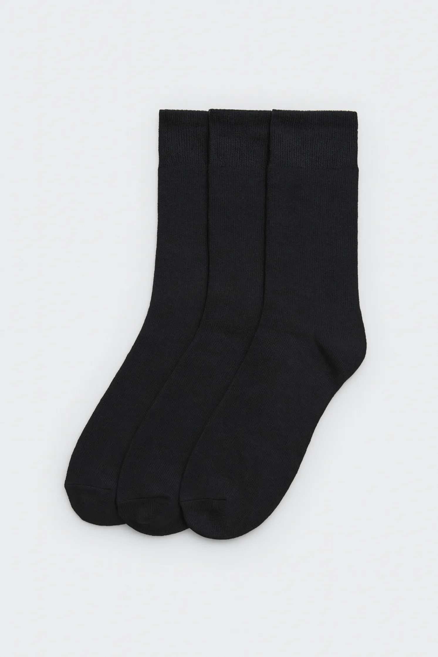 Pack 3 calcetines bambú cálidos negro