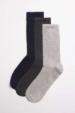 Pack 3 calcetines básicos hombre tonos oscuros