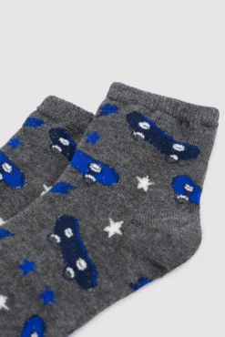Pack 3 calcetines cortos infantiles estampados