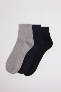 Pack 3 calcetines deportivos cortos surtidos