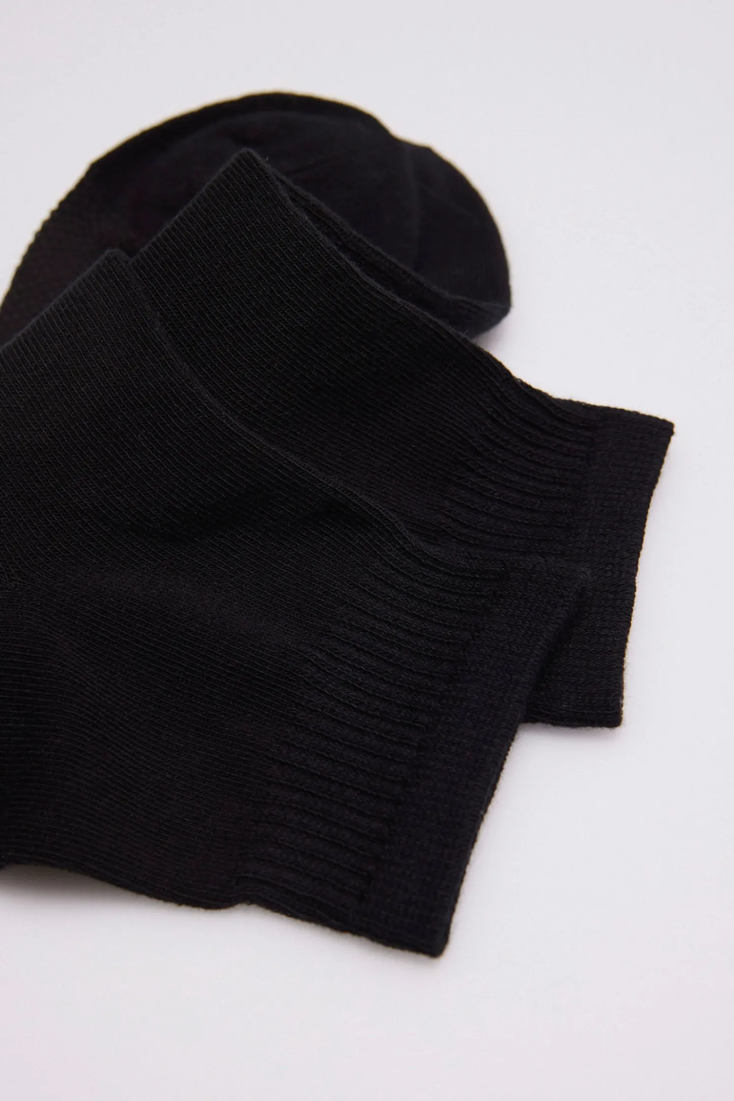 Pack 3 calcetines deportivos cortos negro