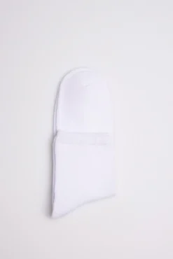 Pack 3 calcetines deportivos de rizo blanco