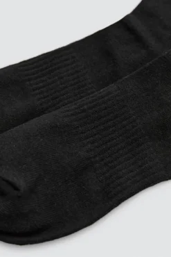 Pack 3 calcetines deportivos puño a rayas tonos oscuros
