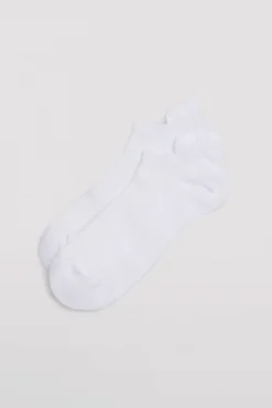 Pack 3 calcetines deportivos transpirables cortos blanco