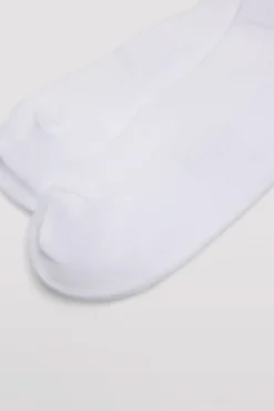 Pack 3 calcetines deportivos transpirables cortos blanco