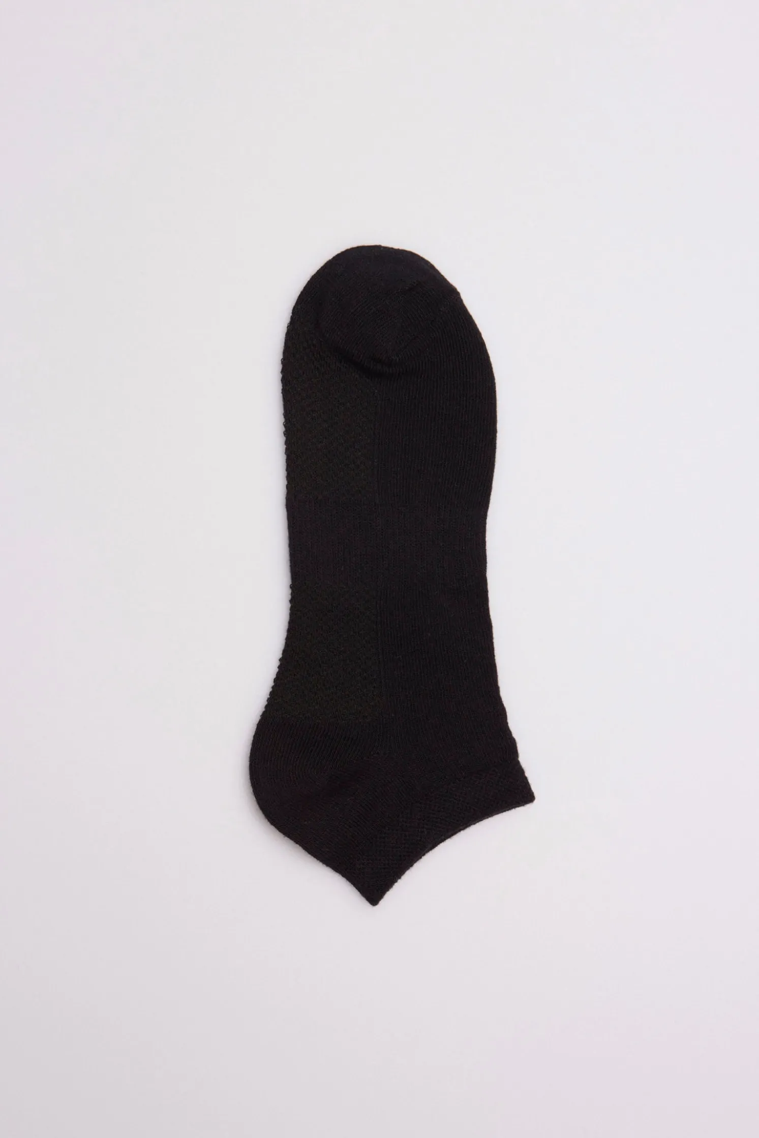 Pack 3 calcetines deportivos tobilleros algodón negro