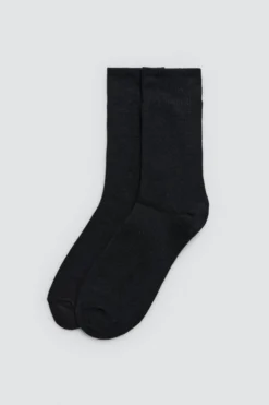 Pack 3 calcetines lana negro
