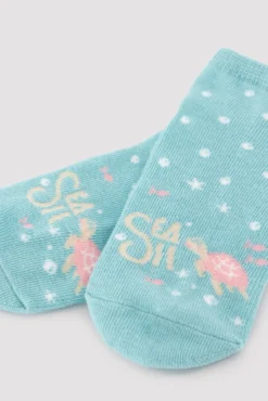 Pack 3 calcetines tobilleros infantiles estampados Sea