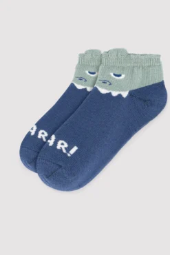 Pack 3 calcetines tobilleros infantiles estampados Roar