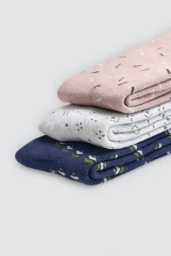 Pack 3 calcetines térmicos estampados sin puño