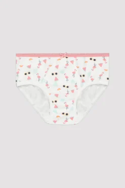 Pack de 2 bragas infantiles estampado flamencos