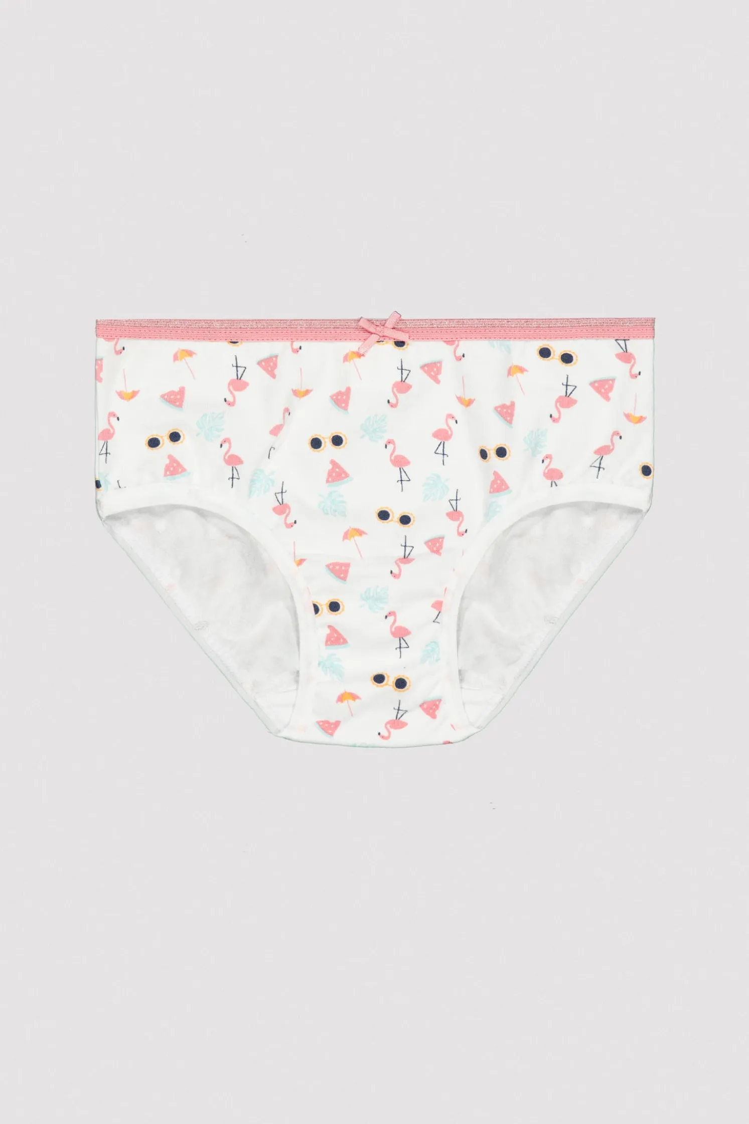Pack de 2 bragas infantiles estampado flamencos