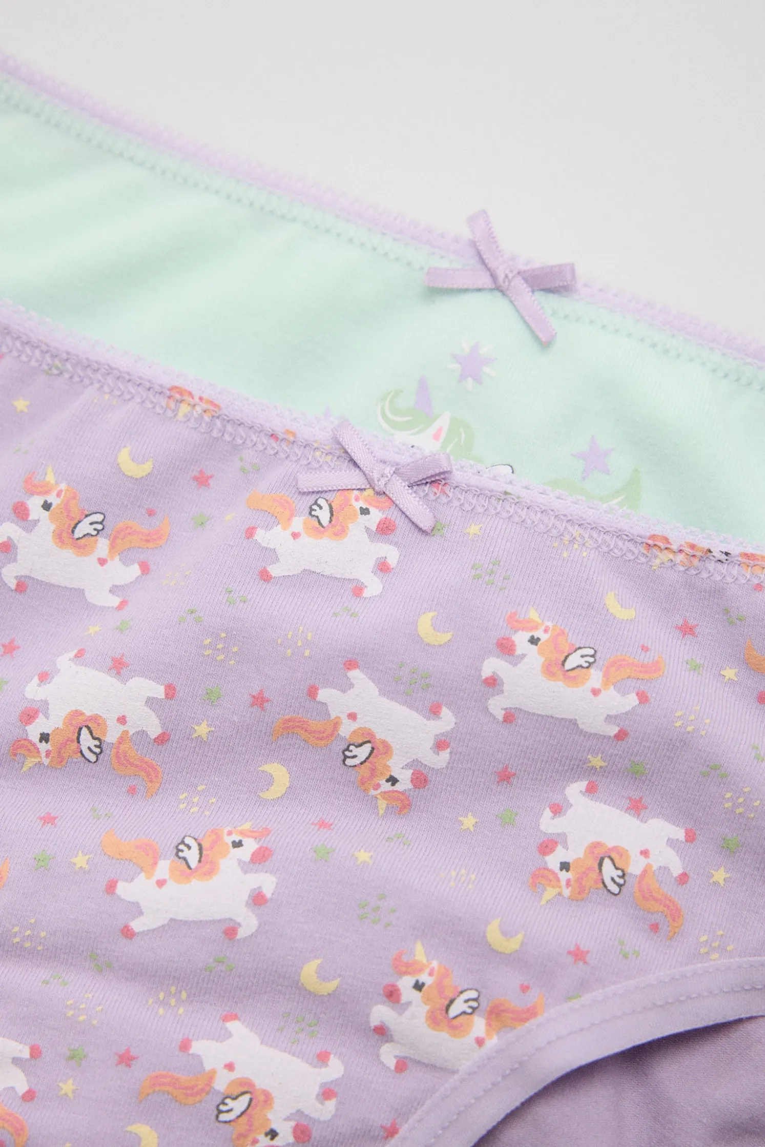 Pack de 2 bragas infantiles estampado unicornios