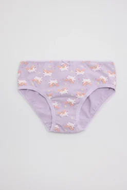 Pack de 2 bragas infantiles estampado unicornios