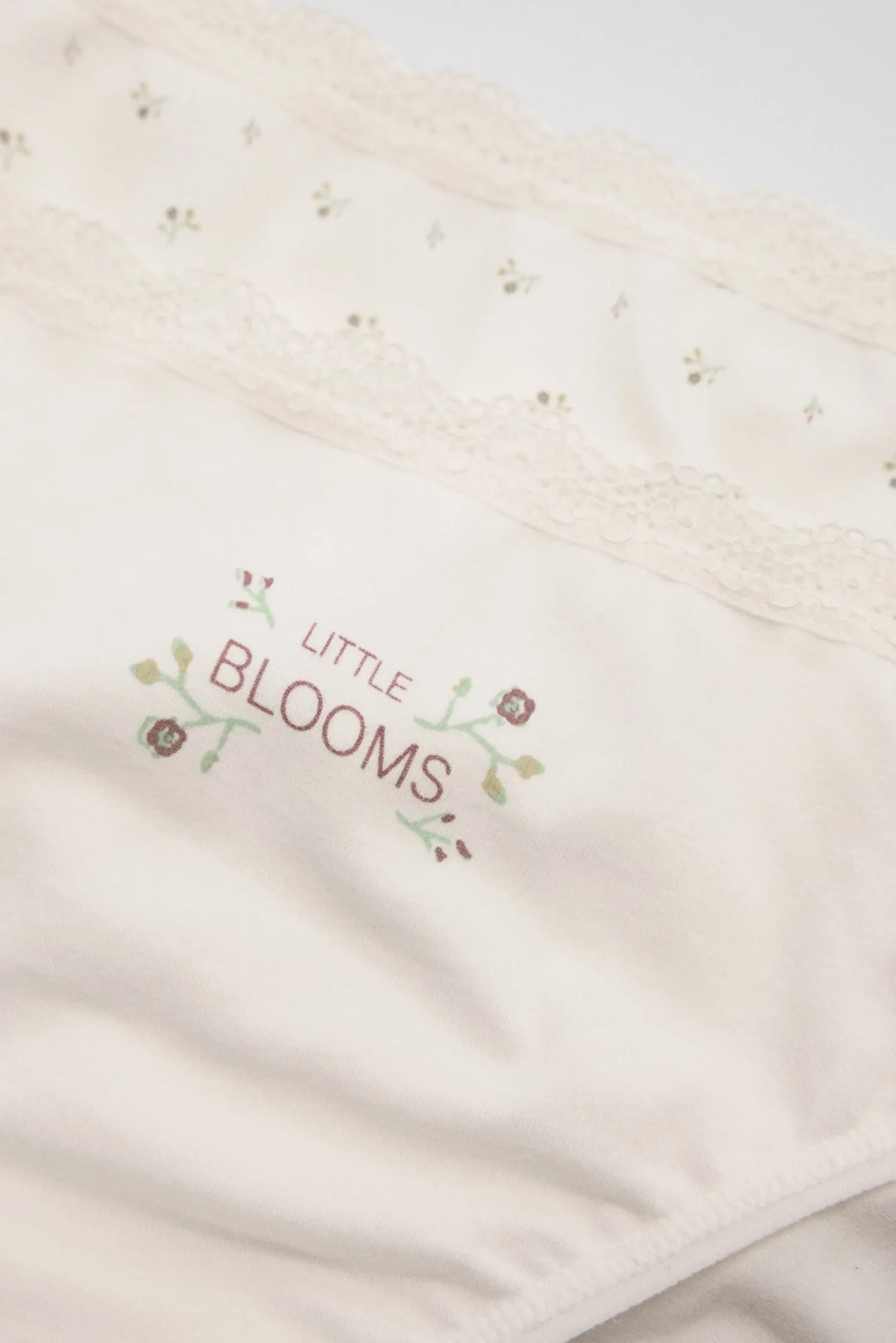 Pack de 6 bragas juveniles estampadas Little Blooms