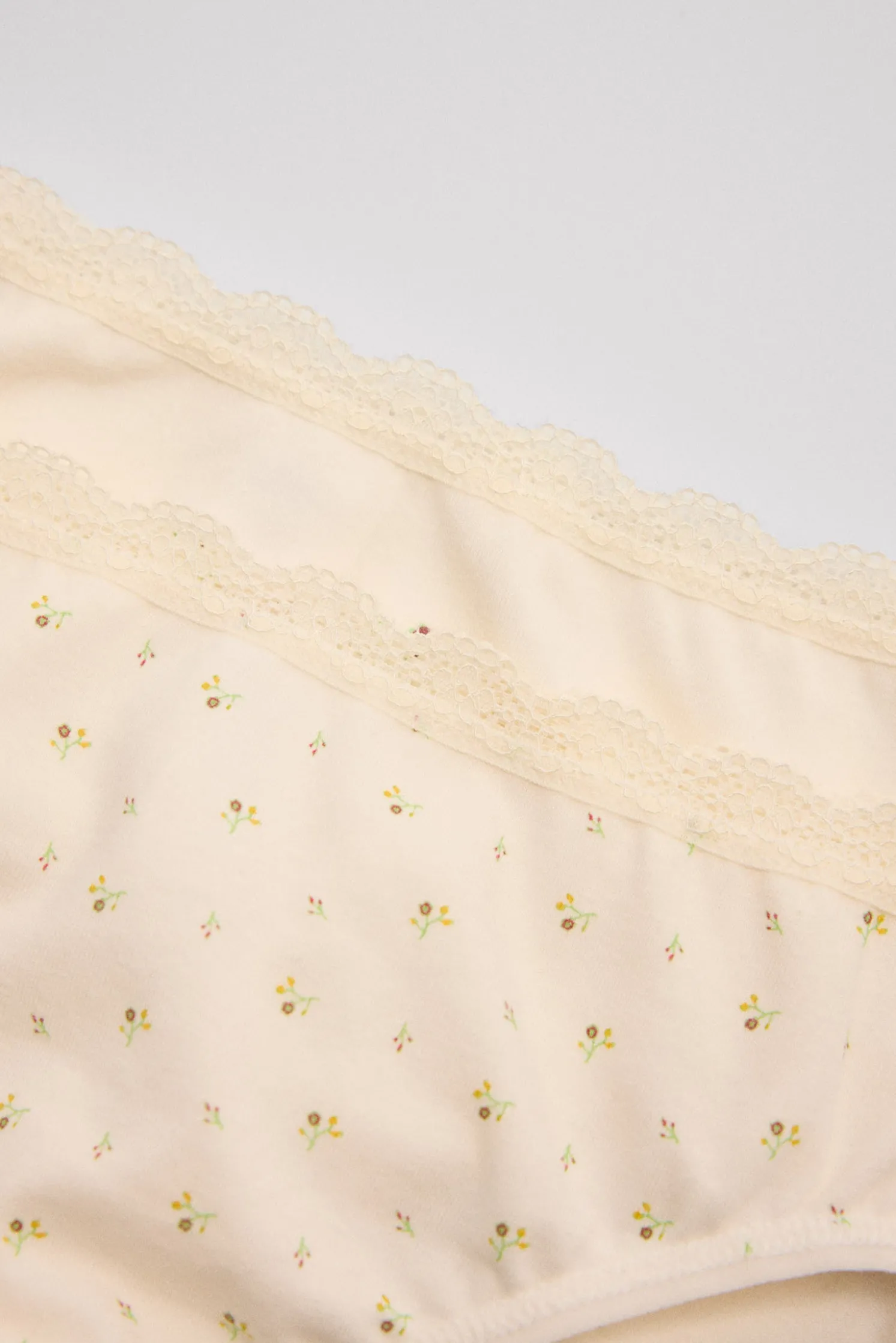Pack de 6 bragas juveniles estampadas Little Blooms