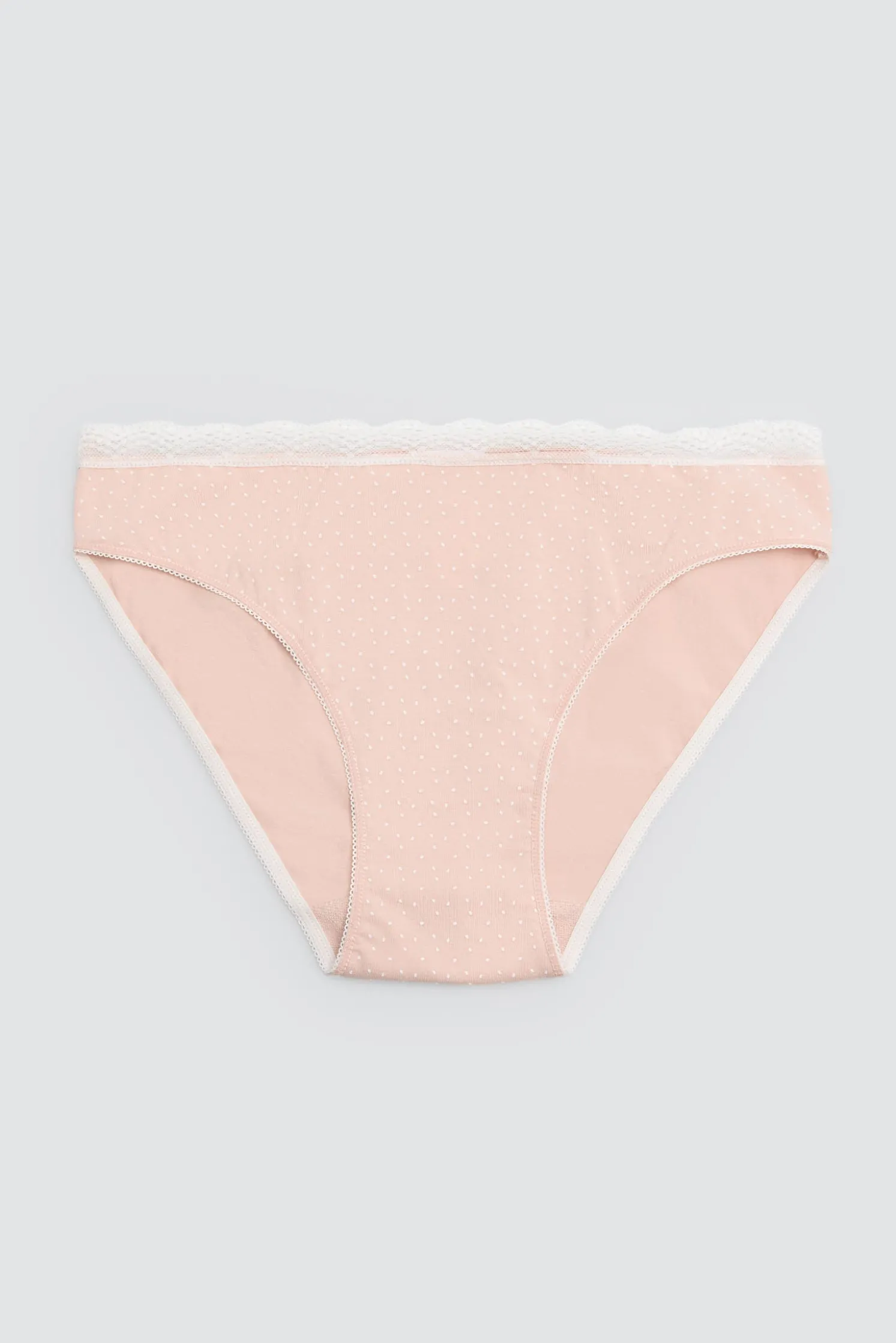 Pack de 2 bragas midi estampadas pastel tonos rosa