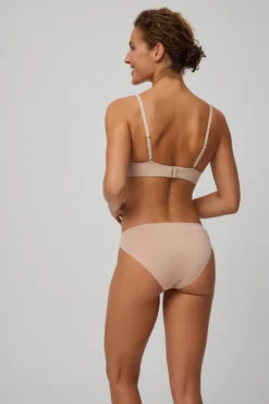 Pack de 2 bragas mini básicas algodón nude