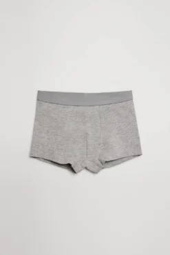 Pack de 2 bóxers de niño algodón marino y gris