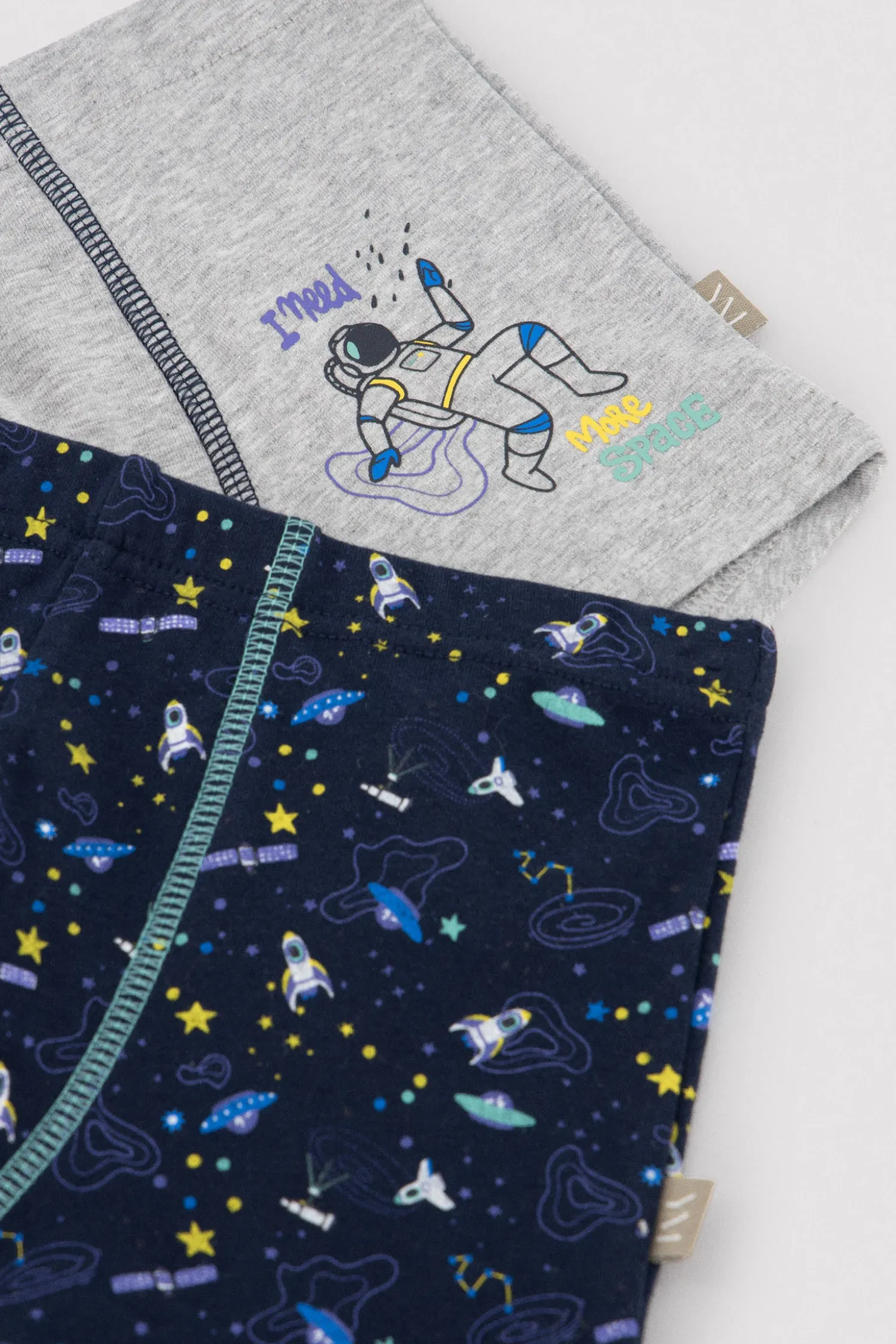 Pack de 2 bóxers infantiles estampado astronautas