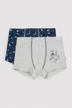 Pack de 2 bóxers infantiles estampado astronautas