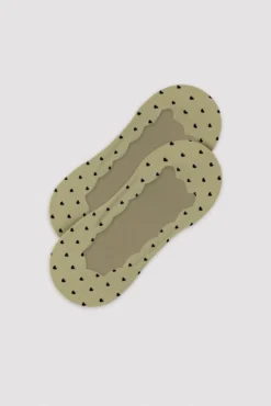Pack de 3 calcetines pinkies elásticos estampados corazones