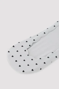 Pack de 3 calcetines pinkies elásticos estampados corazones