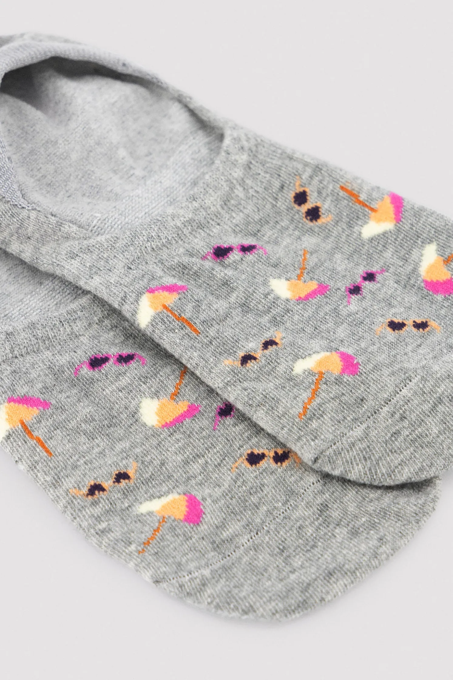 Pack de 3 calcetines pinkies estampados verano