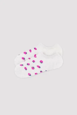 Pack de 4 calcetines pinkies estampados foodie