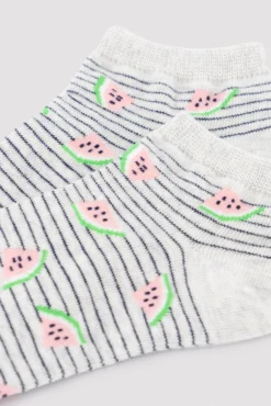 Pack de 3 calcetines tobilleros estampados