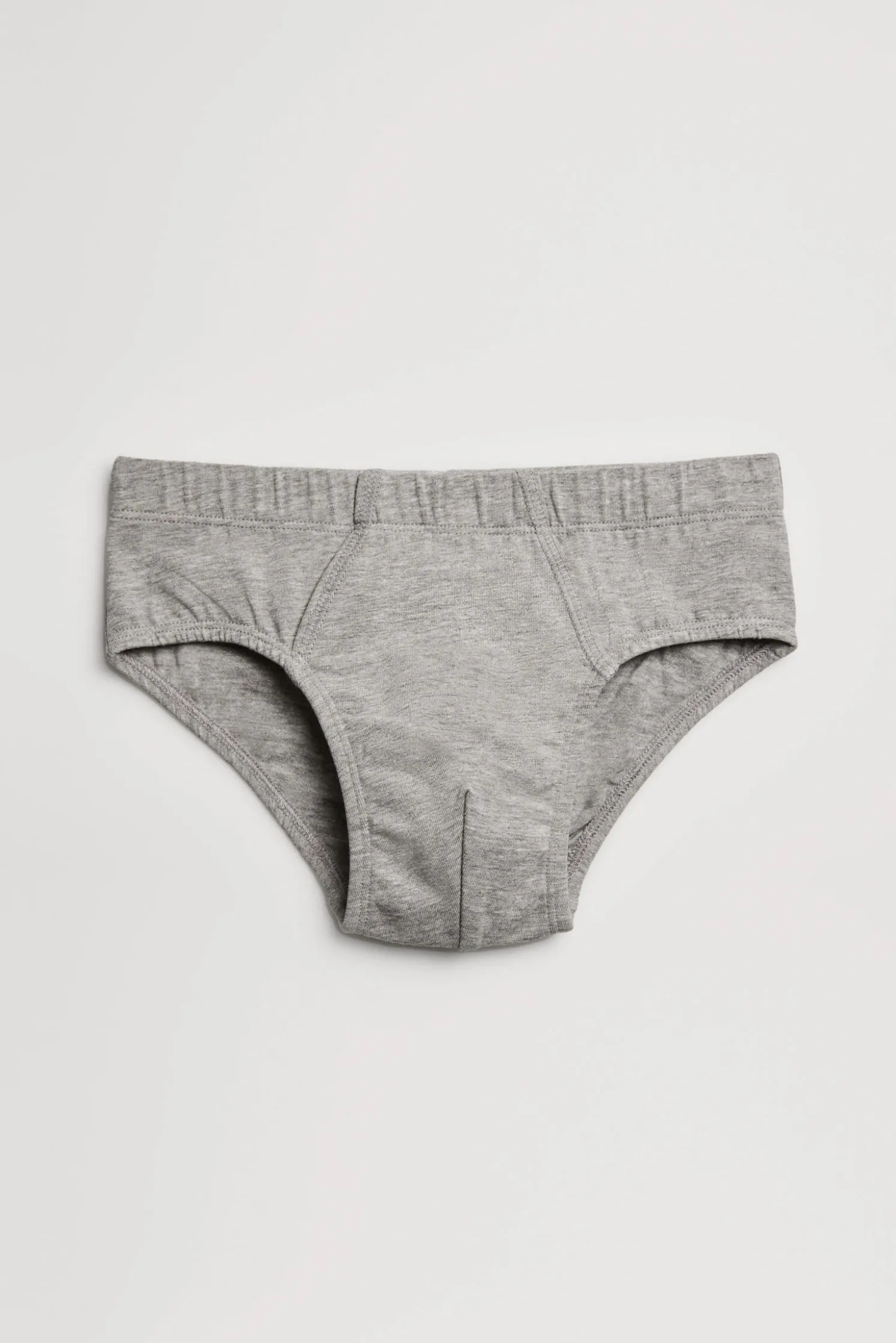 Pack de 2 slips de niño algodón azul y gris