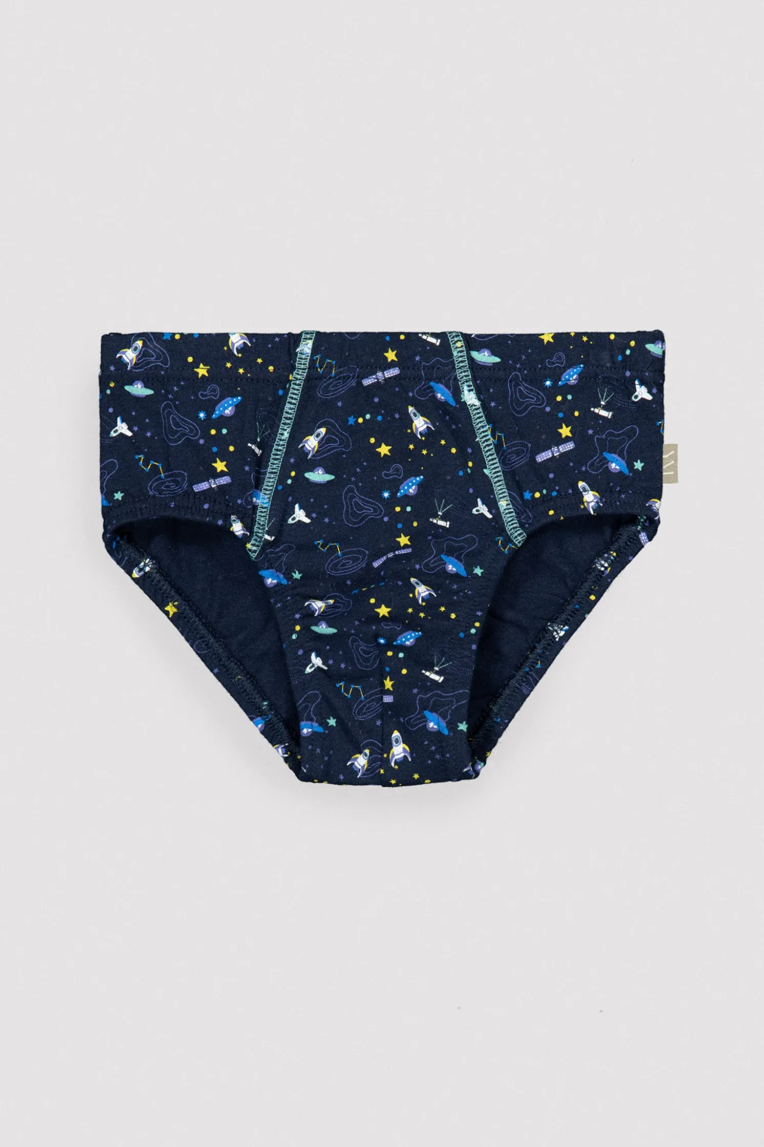 Pack de 2 slips infantiles estampado astronautas