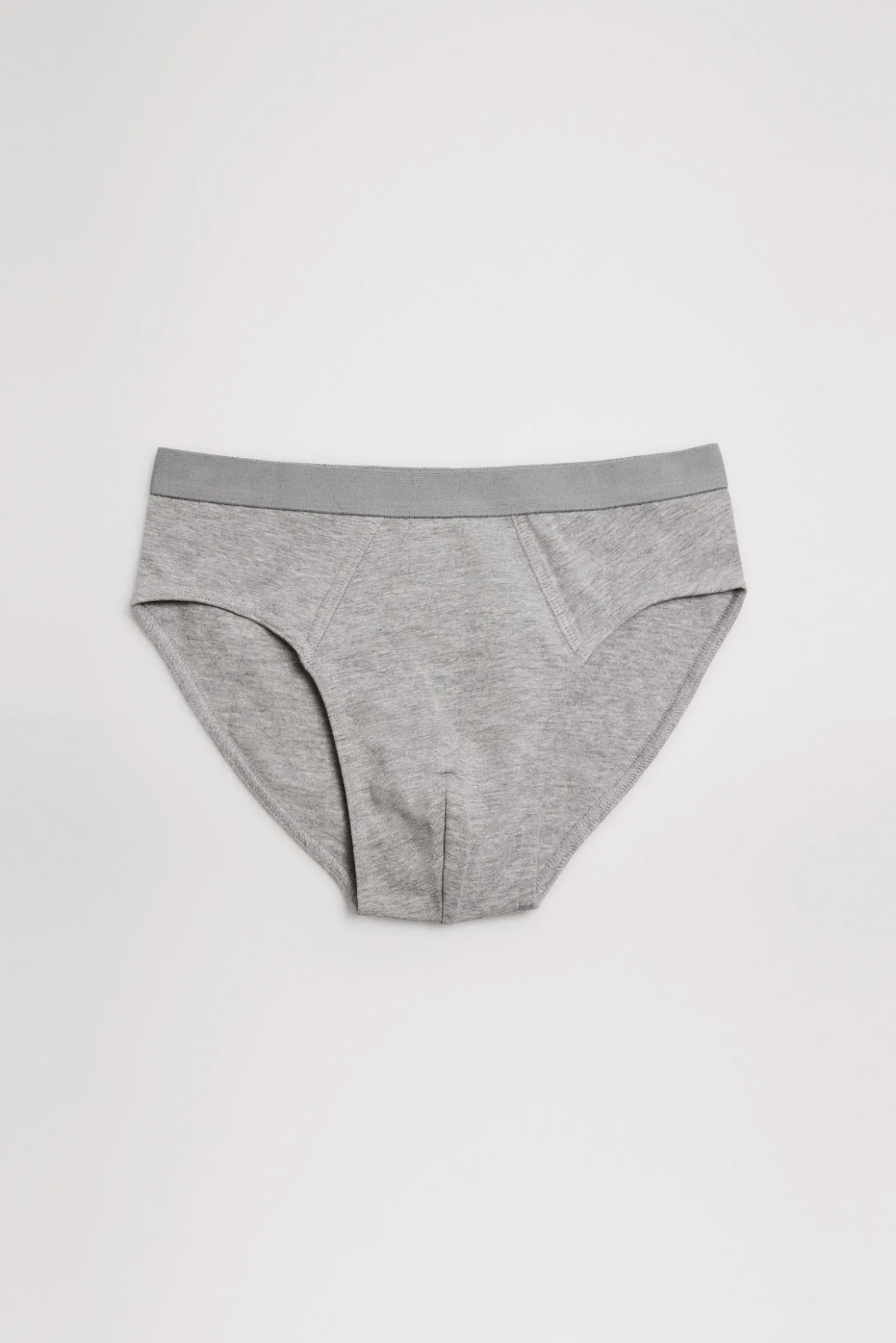 Pack de 2 slips juveniles algodón marino y gris