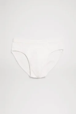 Pack de 2 slips juveniles algodón blancos