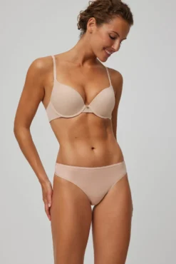 Pack de 2 tangas básicos algodón nude