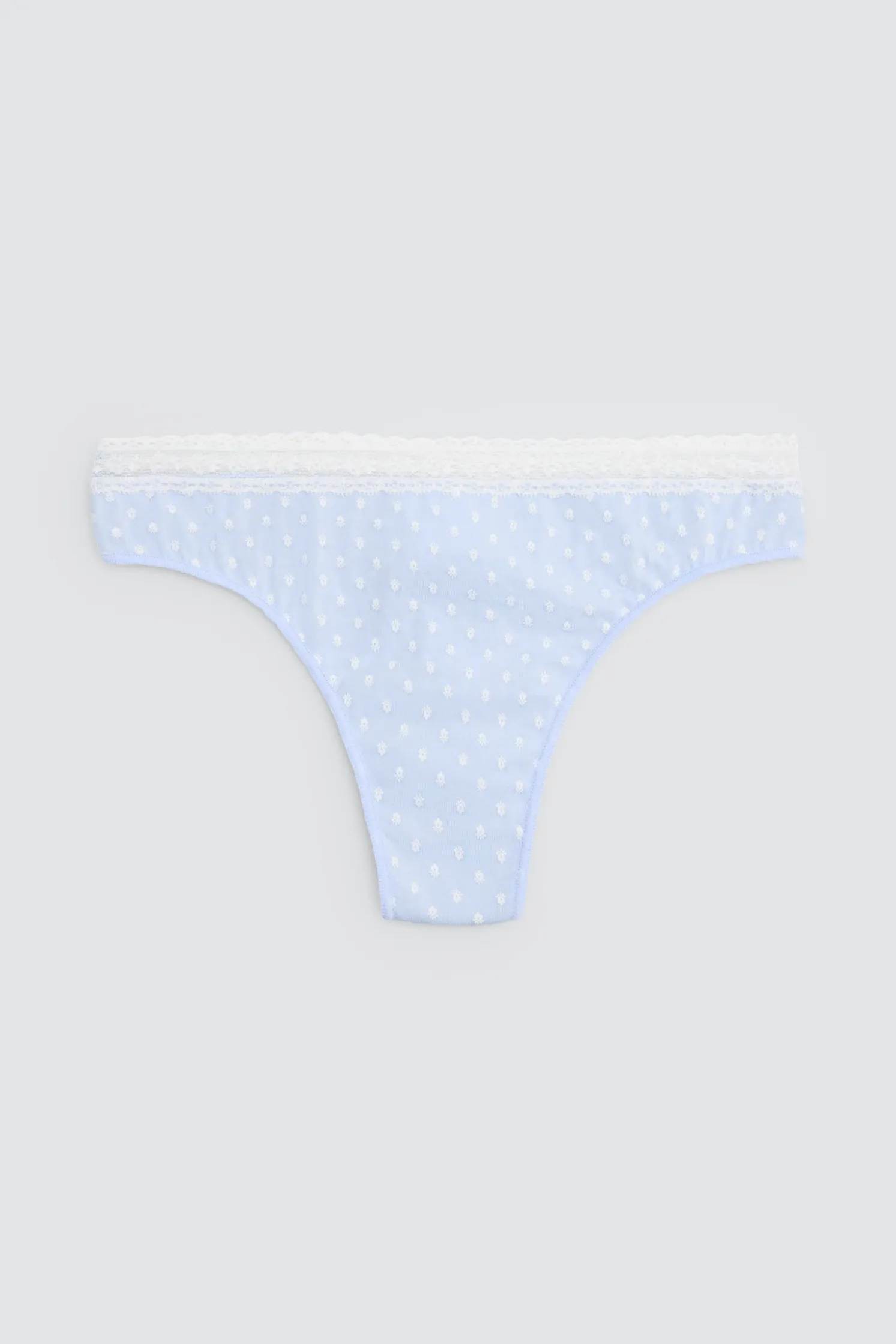 Pack de 2 tangas estampados pastel tonos azules