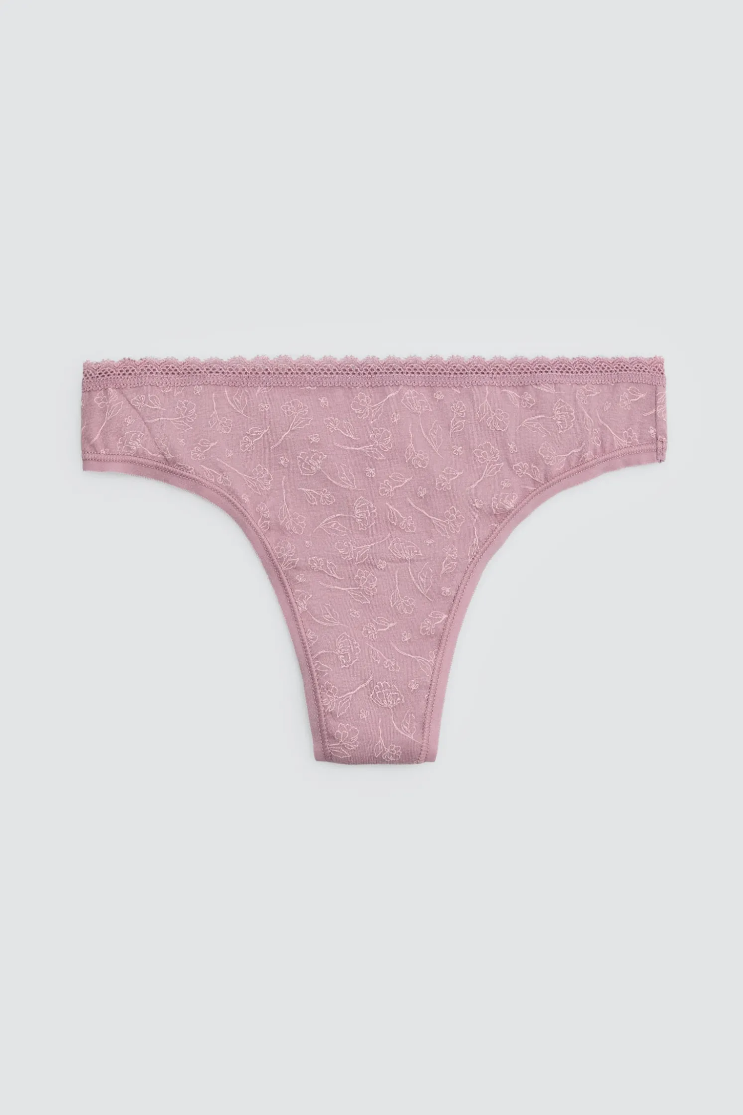 Pack de 2 tangas estampados tonos rosas