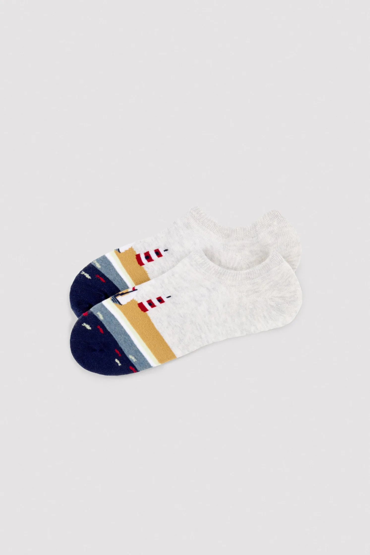 Pack 3 pinkies hombre estampado barcos