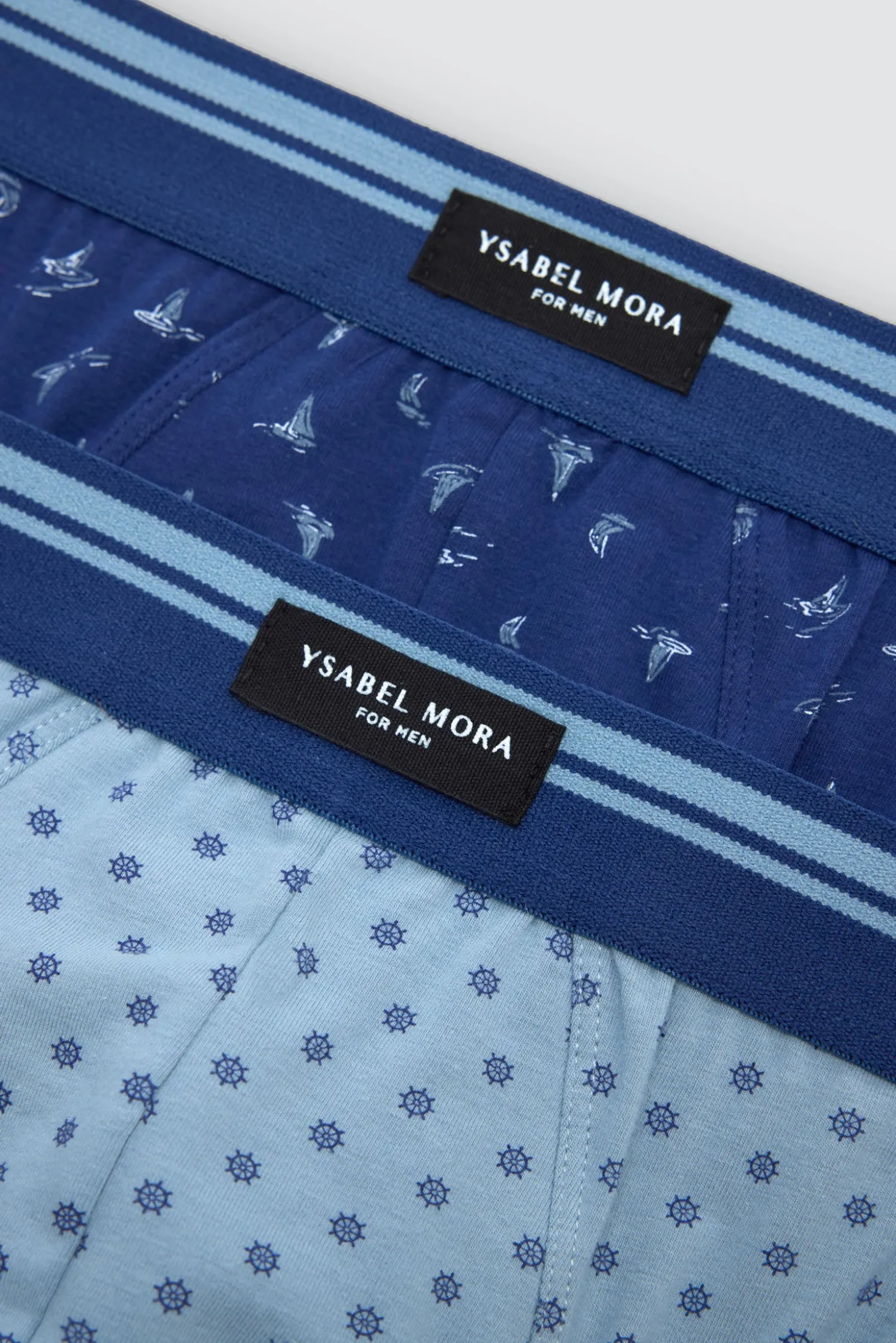 Pack 2 slips estampados náuticos