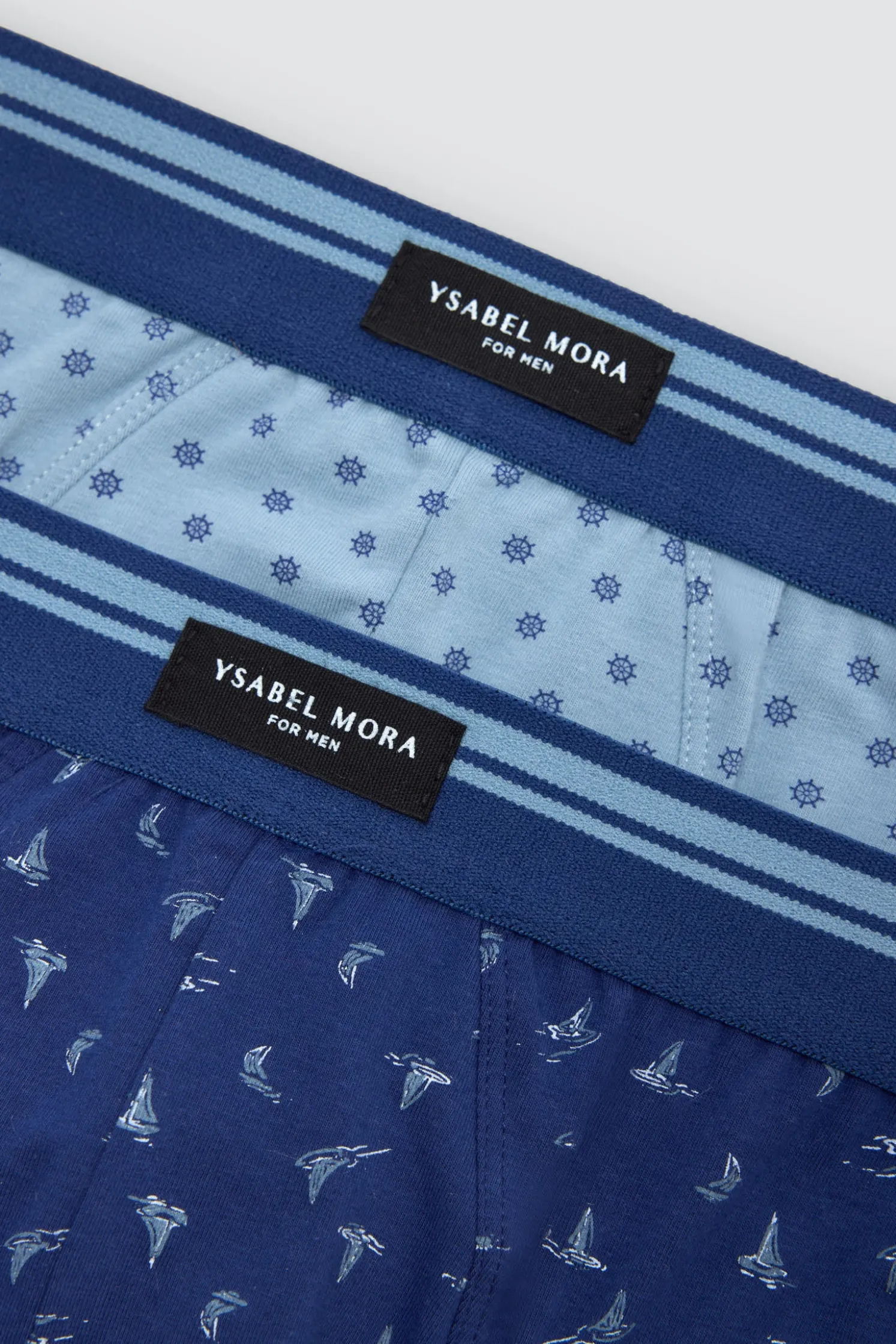 Pack 2 slips estampados náuticos