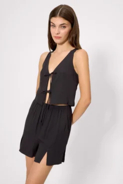 Pantalón corto ligero negro