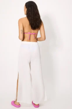 Pantalón largo ligero blanco
