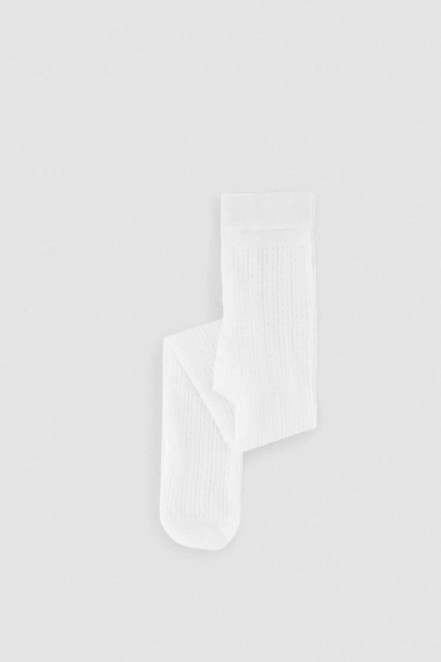 Panty infantil calado blanco
