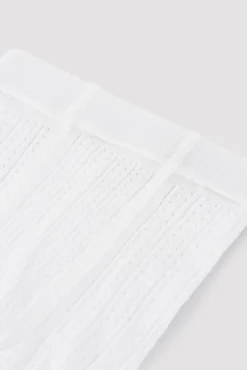 Panty infantil calado blanco
