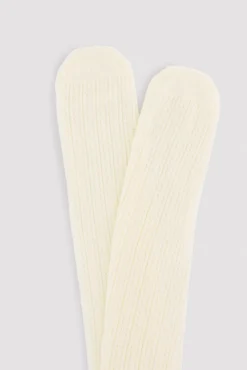 Panty infantil calado marfil