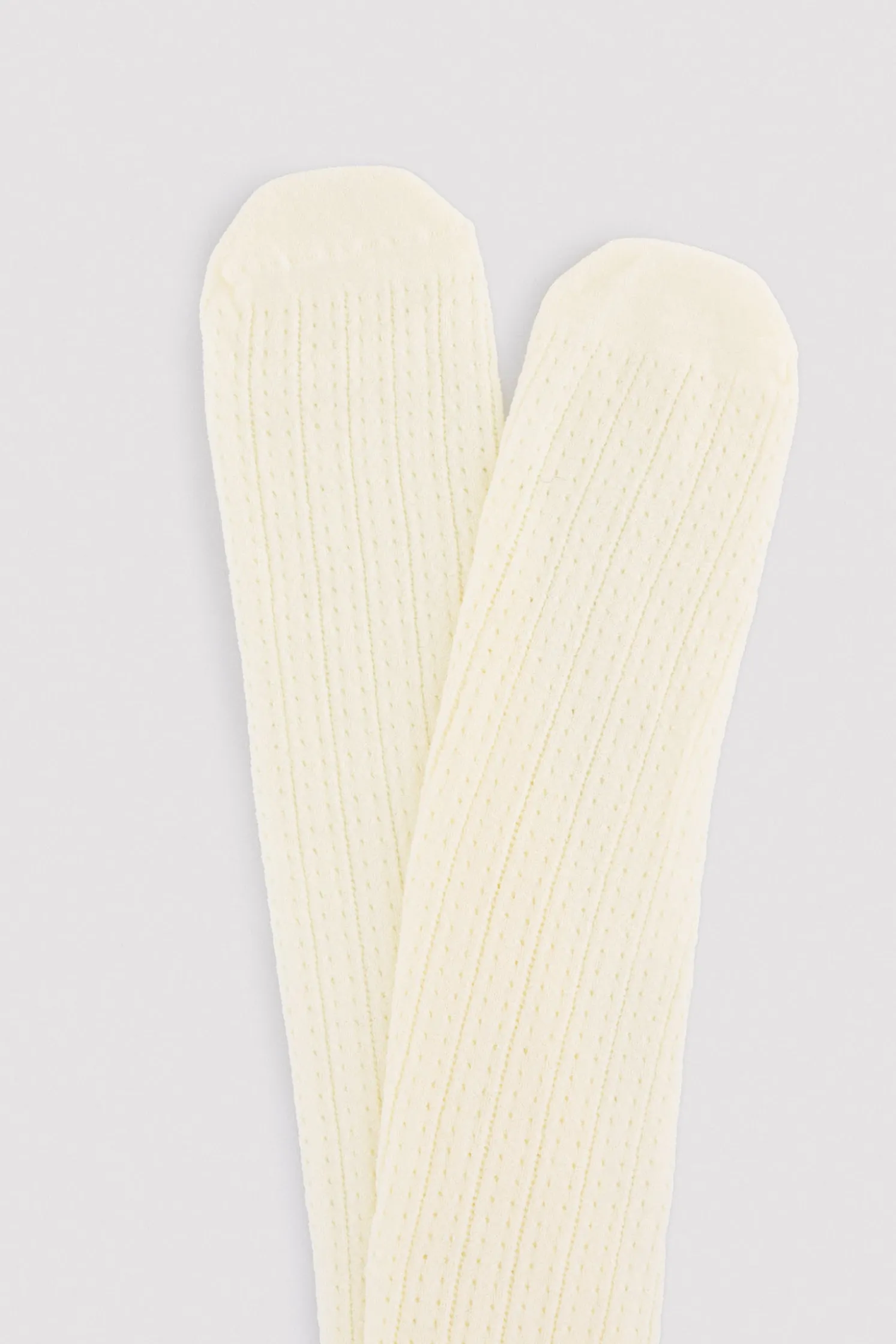 Panty infantil calado marfil