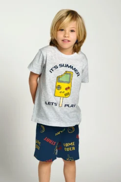 Pijama infantil corto Gamer | MUYDEMI