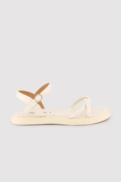 Sandalias casual marfil